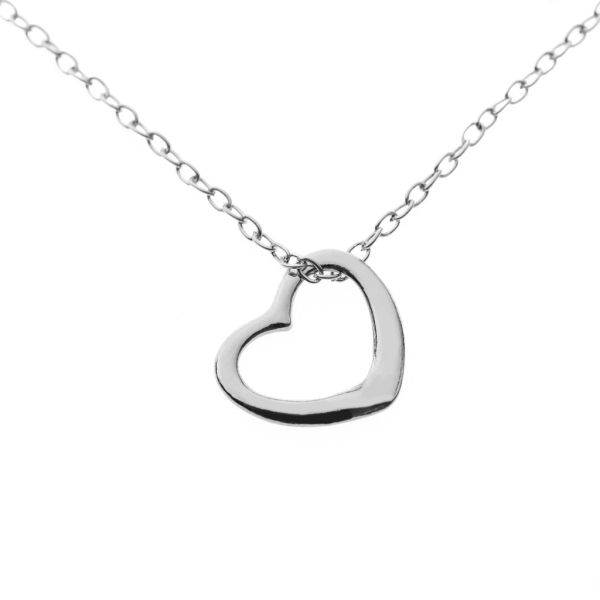 Heart Link Chain Necklace